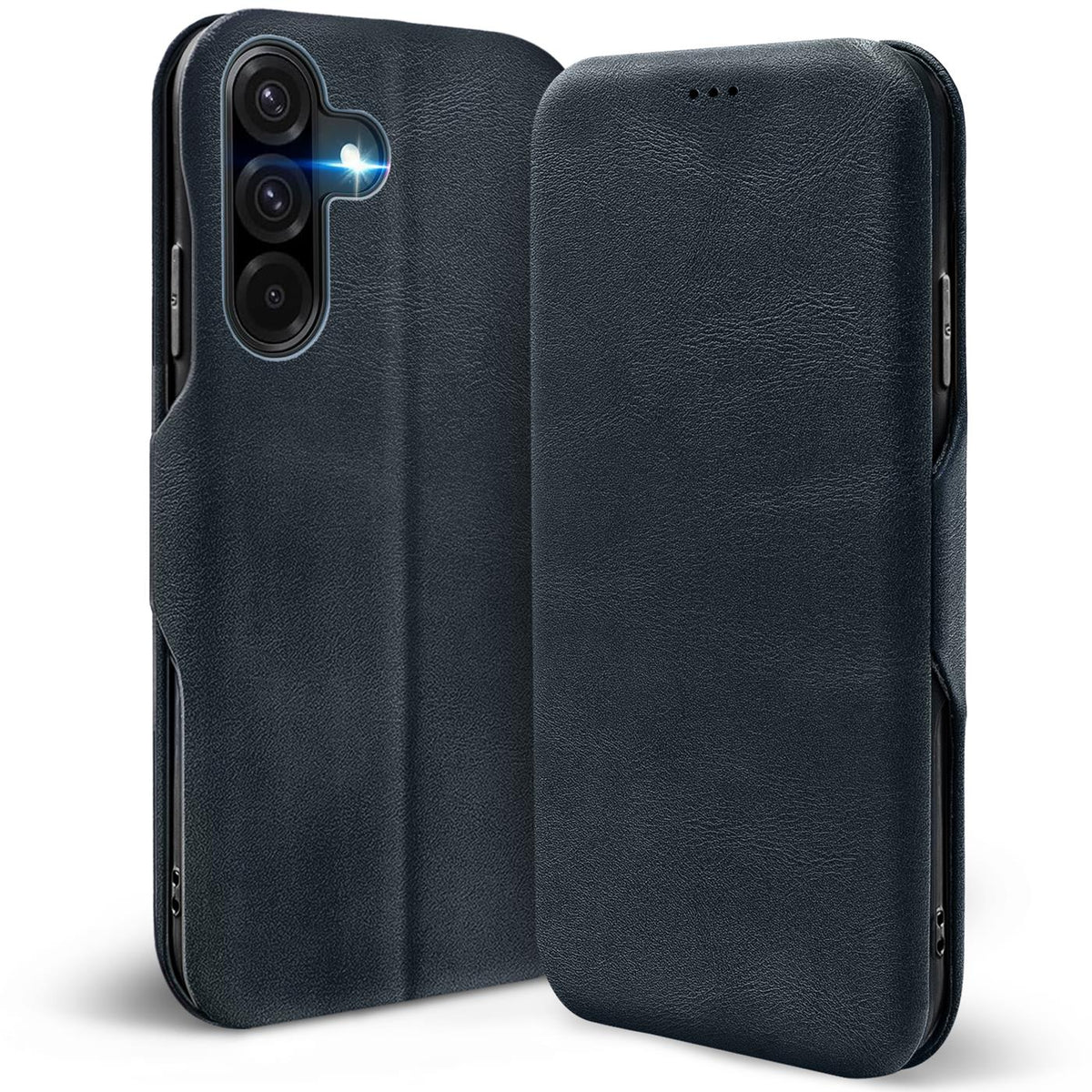 Samsung Galaxy A18 - Klapphülle mit Kartenfach Blau