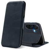 Samsung Galaxy A18 - Klapphülle mit Kartenfach Blau