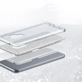 Samsung Galaxy A18 - Glitzer TPU Hülle Silber