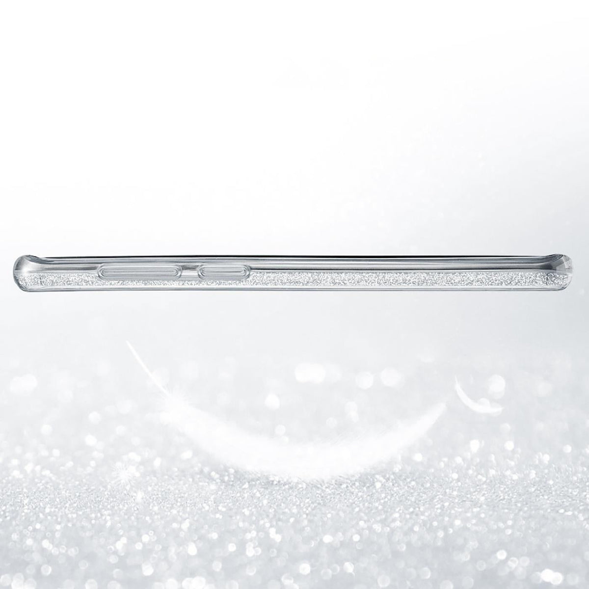 Samsung Galaxy A18 - Glitzer TPU Hülle Silber