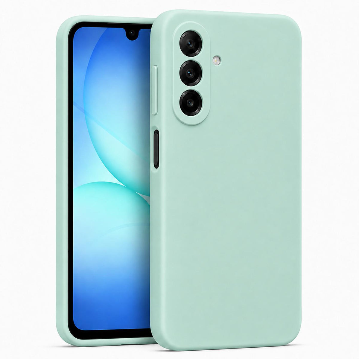 Samsung Galaxy A18 - Silikon Hülle Soft-Touch Himmelblau