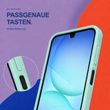 Samsung Galaxy A18 - Silikon Hülle Soft-Touch Himmelblau