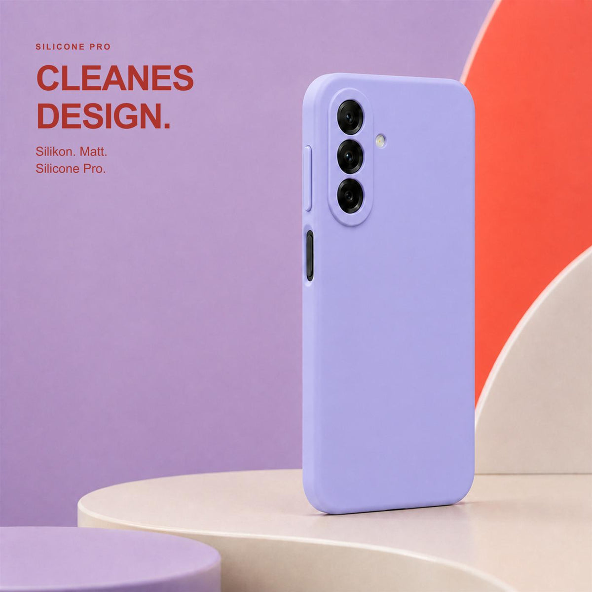 Samsung Galaxy A18 - Silikon Hülle Soft-Touch Lavendel