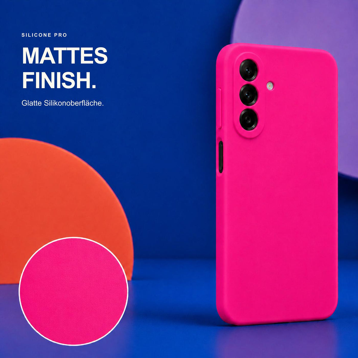 Samsung Galaxy A18 - Silikon Hülle Soft-Touch Magenta