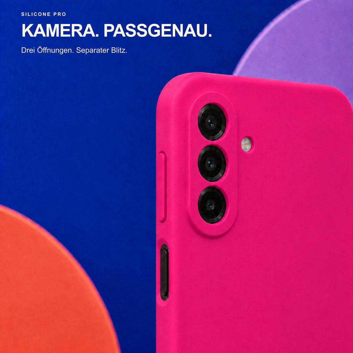 Samsung Galaxy A18 - Silikon Hülle Soft-Touch Magenta