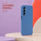 Samsung Galaxy A18 - Silikon Hülle Soft-Touch Marineblau