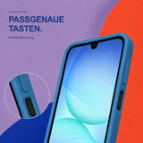 Samsung Galaxy A18 - Silikon Hülle Soft-Touch Marineblau