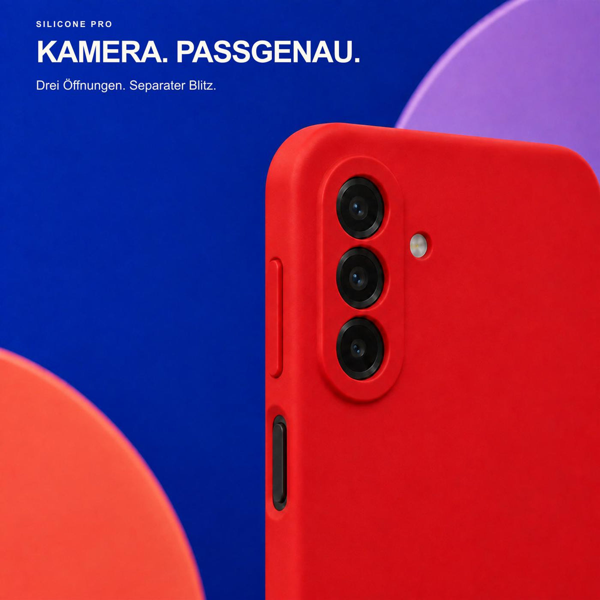 Samsung Galaxy A18 - Silikon Hülle Soft-Touch Rot
