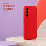 Samsung Galaxy A18 - Silikon Hülle Soft-Touch Rot