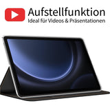 Samsung Galaxy Tab S10 FE - Tablet Klapphülle Textil Grau