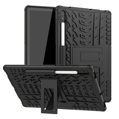 Samsung Galaxy Tab S10 FE - Outdoor Tablet Hülle Ständer Schwarz