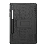 Samsung Galaxy Tab S10 FE - Outdoor Tablet Hülle Ständer Schwarz