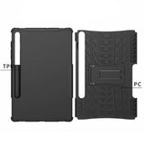 Samsung Galaxy Tab S10 FE - Outdoor Tablet Hülle Ständer Schwarz