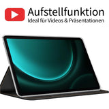 Samsung Galaxy Tab S10 FE+ - Tablet Klapphülle Textil Grau