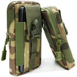 Praktische Handy-Gürteltasche in Schwarz oder Camouflage – Perfekt für Arbeit und Outdoor.