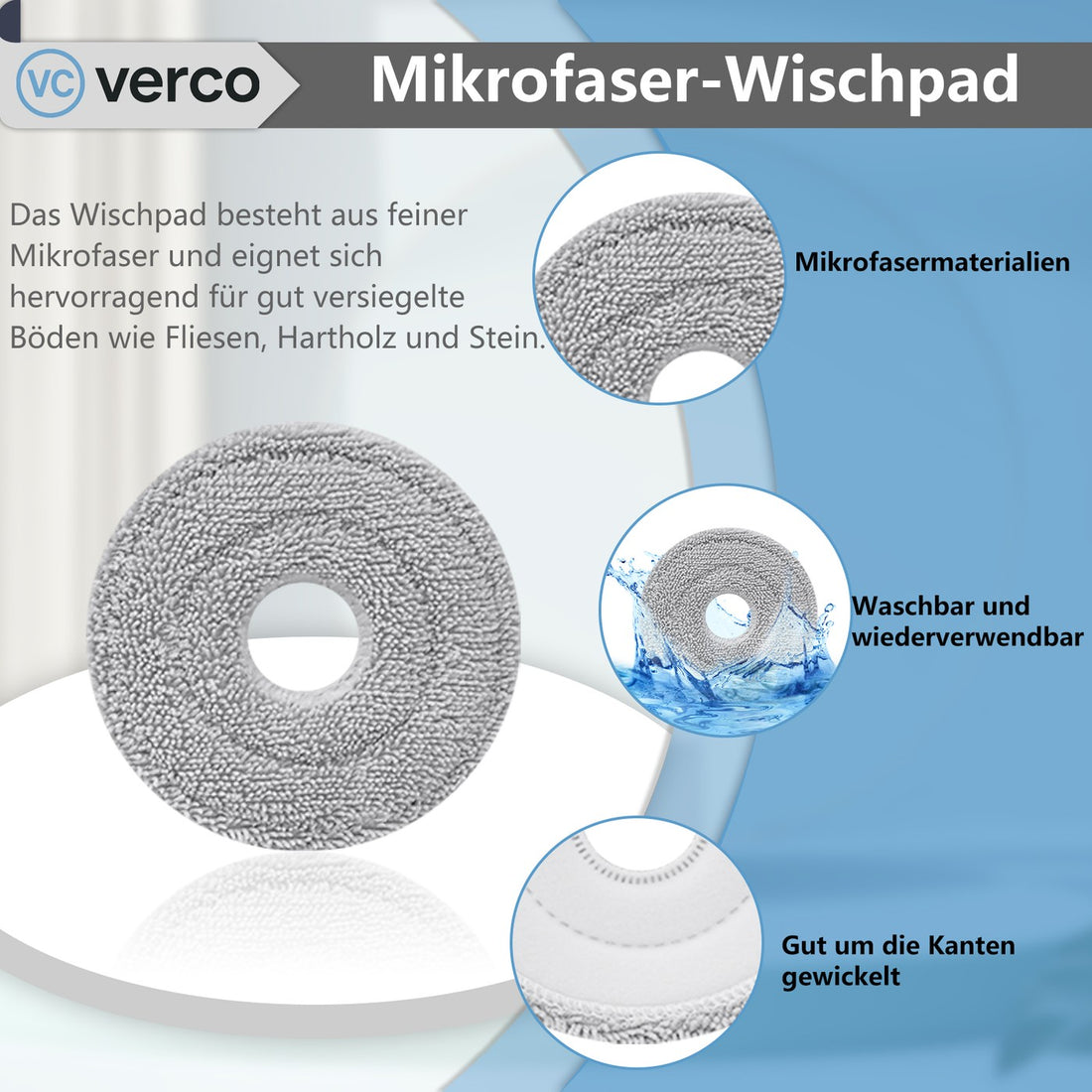 Wischtücher aus Mikrofaser