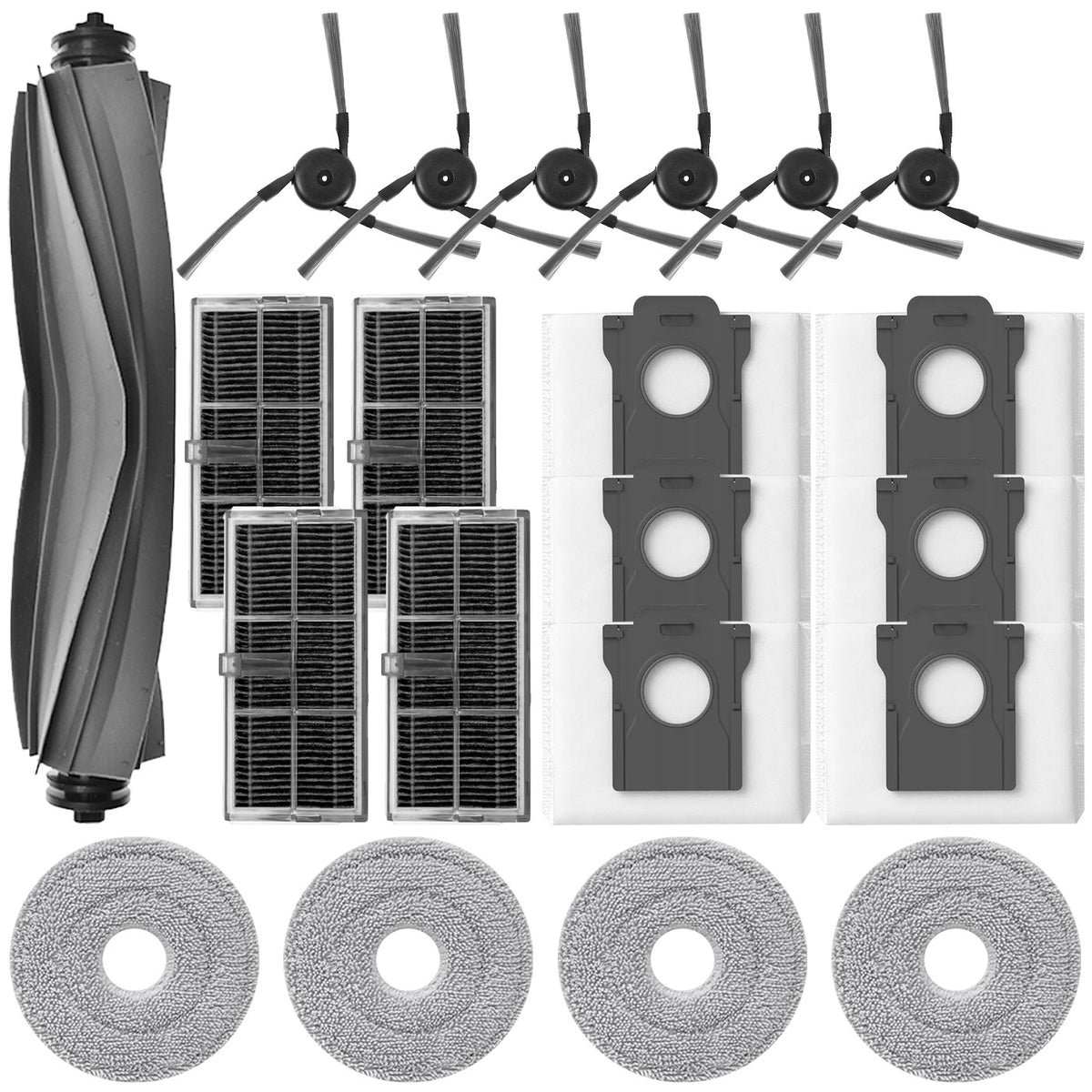 Dreame X40 Zubehör-Set 21-teilig – Bürsten, Filter, Beutel L10s Ultra Gen 3
