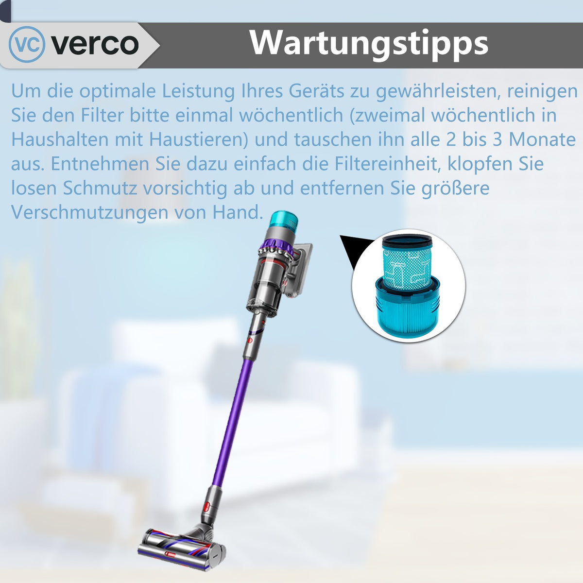 Dyson V11 & V15 Zubehör-Set – Ersatzfilter SV14
