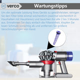 Dyson V7 / V8 Zubehör-Set – Vorfilter & HEPA-Filter DC58