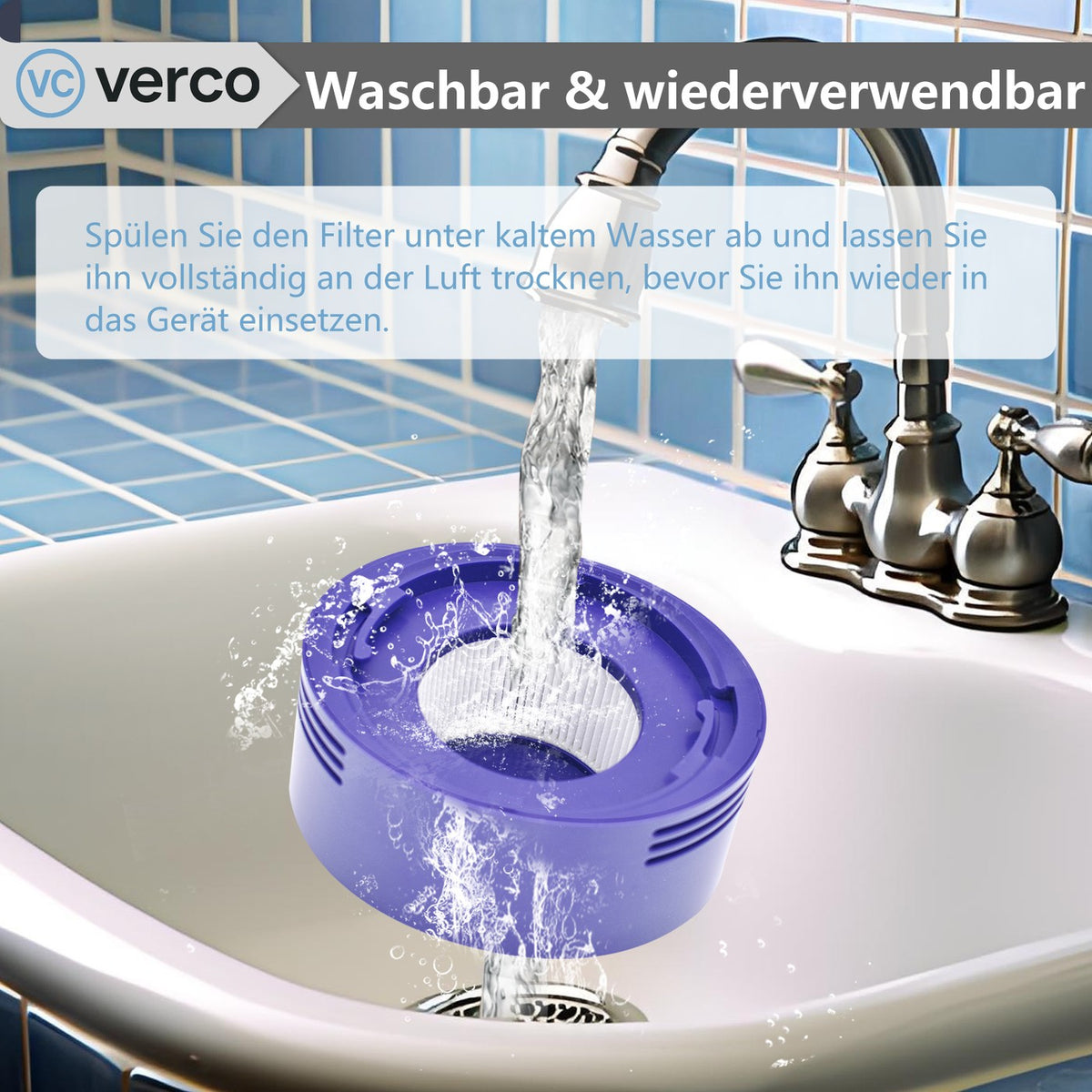 Dyson V7 / V8 Zubehör-Set – Vorfilter & HEPA-Filter DC58