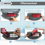 iRobot Roomba 800/900 Zubehör-Set 8-teilig – Filter Roomba 800