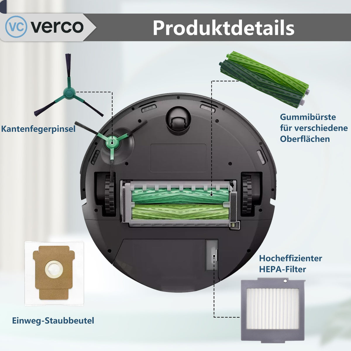 iRobot Roomba Max 705 Zubehör-Set 11-teilig – Bürsten Roomba Max 705