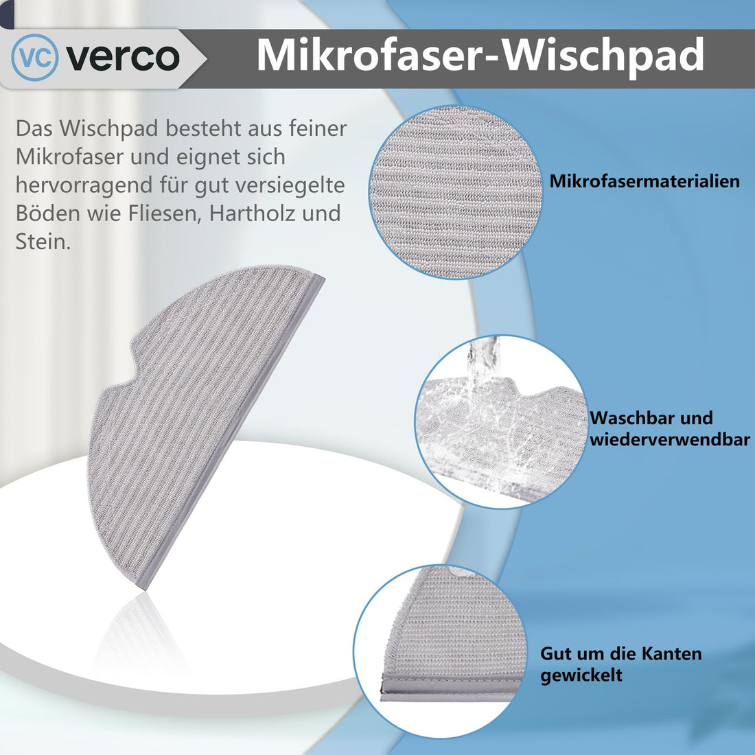 Wischtücher aus Mikrofaser