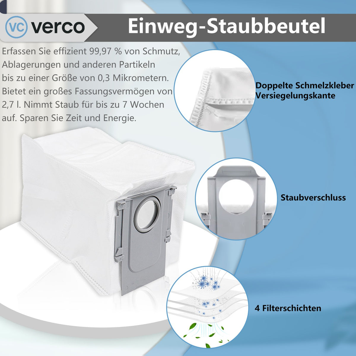 Roborock Saros 20 Sonic Zubehör-Set 17-teilig – Bürsten Saros 20 Sonic