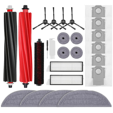 Roborock S8 MaxV Ultra Zubehör-Set 25-teilig – Bürsten S8 MaxV Ultra