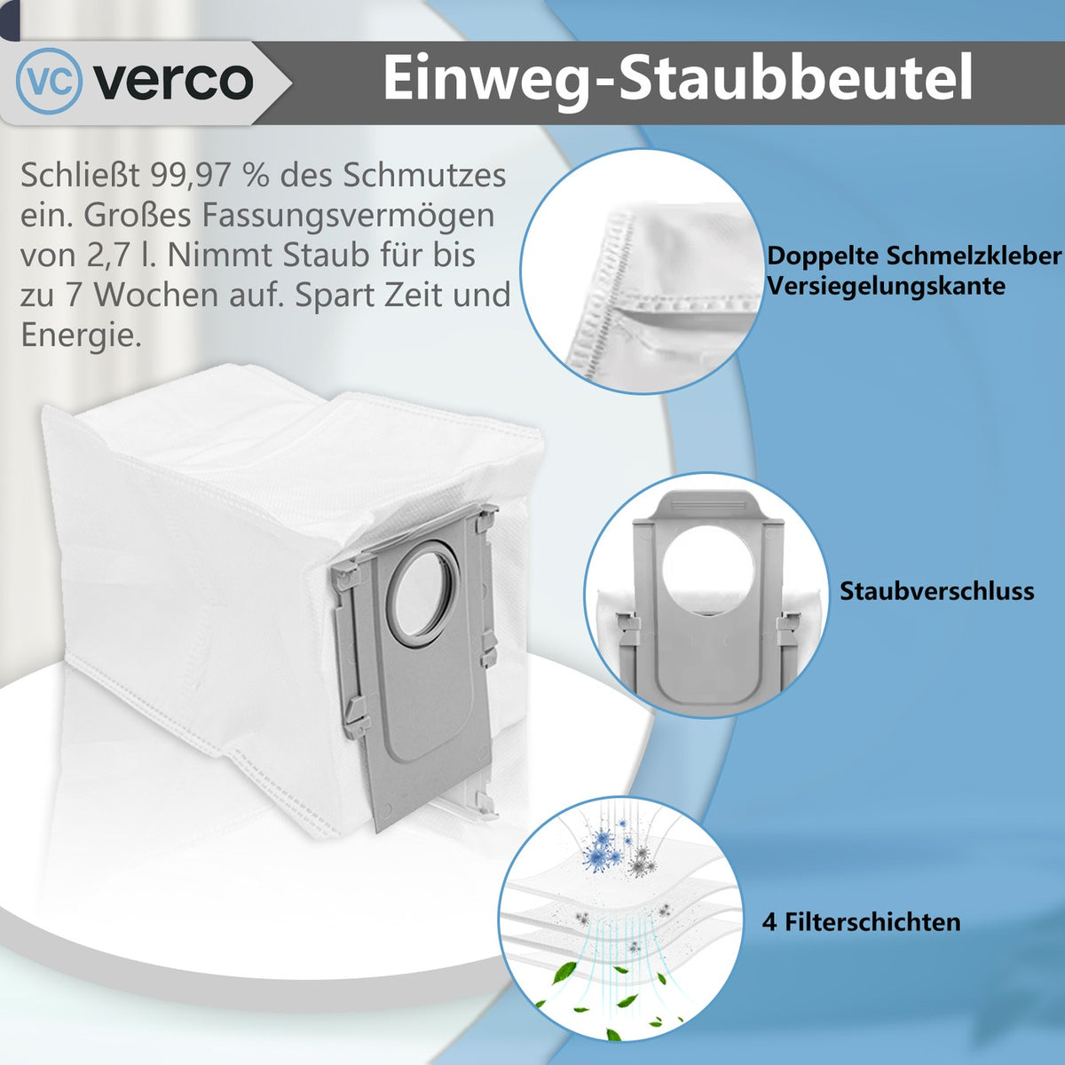Roborock S8 MaxV Ultra Zubehör-Set 25-teilig – Bürsten S8 MaxV Ultra