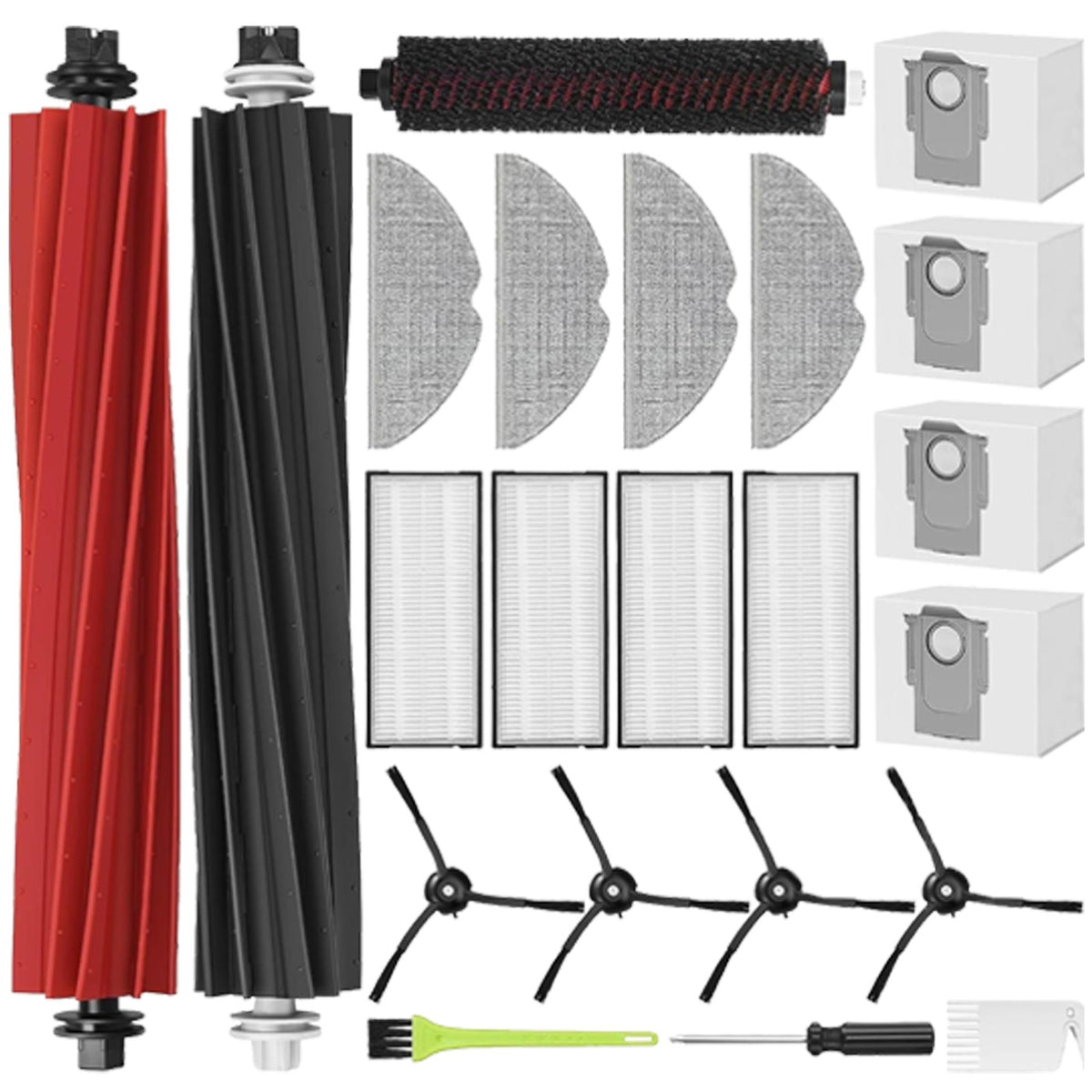 Roborock S8 Zubehör-Set 22-teilig – Bürsten & Filter S8